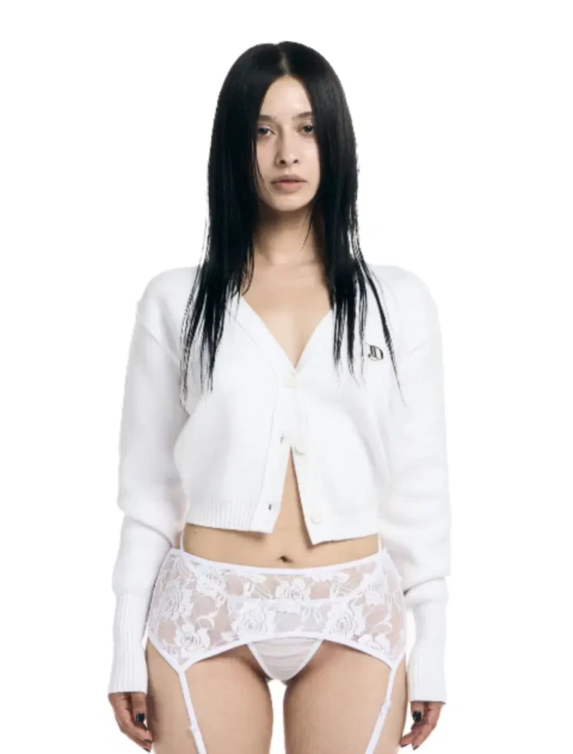 본 가디건 화이트 상품이미지3