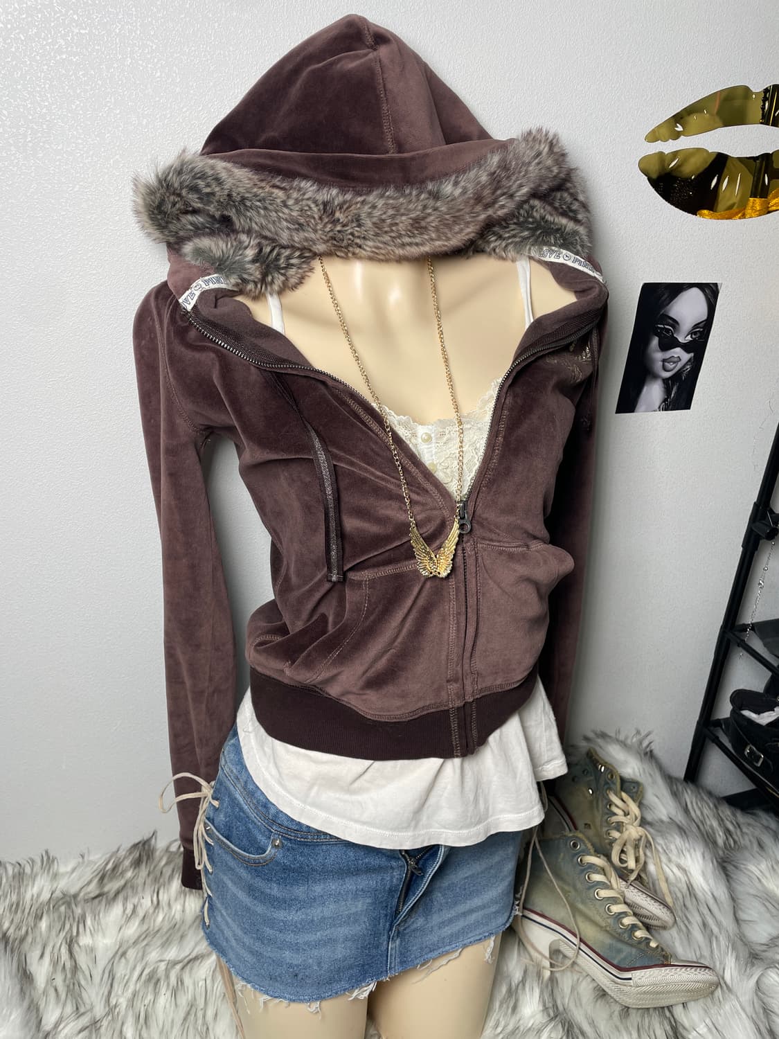 Victoria’s Secret PINK 울프죠 후드집업 상품이미지1