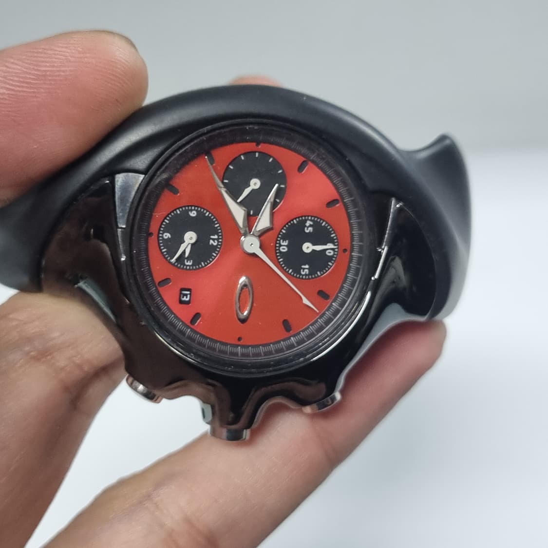 오클리 시계 데토네이터 미사용 블랙크롬 상품이미지2