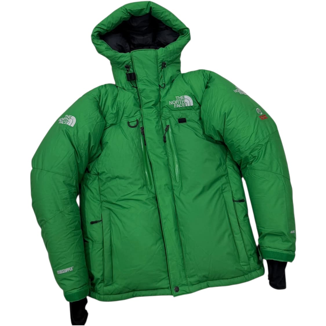 노스페이스 대장급 히말라야 써밋 윈드스토퍼 패딩 파카 그린 M 95 상품이미지3