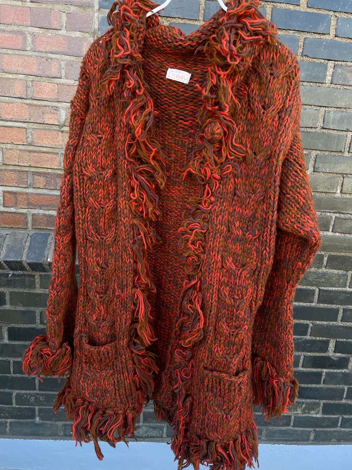 보헤미안프린지니트가디건 상품이미지3