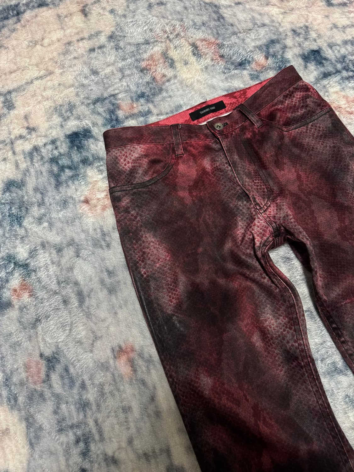Yasuyuki ishii archive red python boot c 상품이미지3