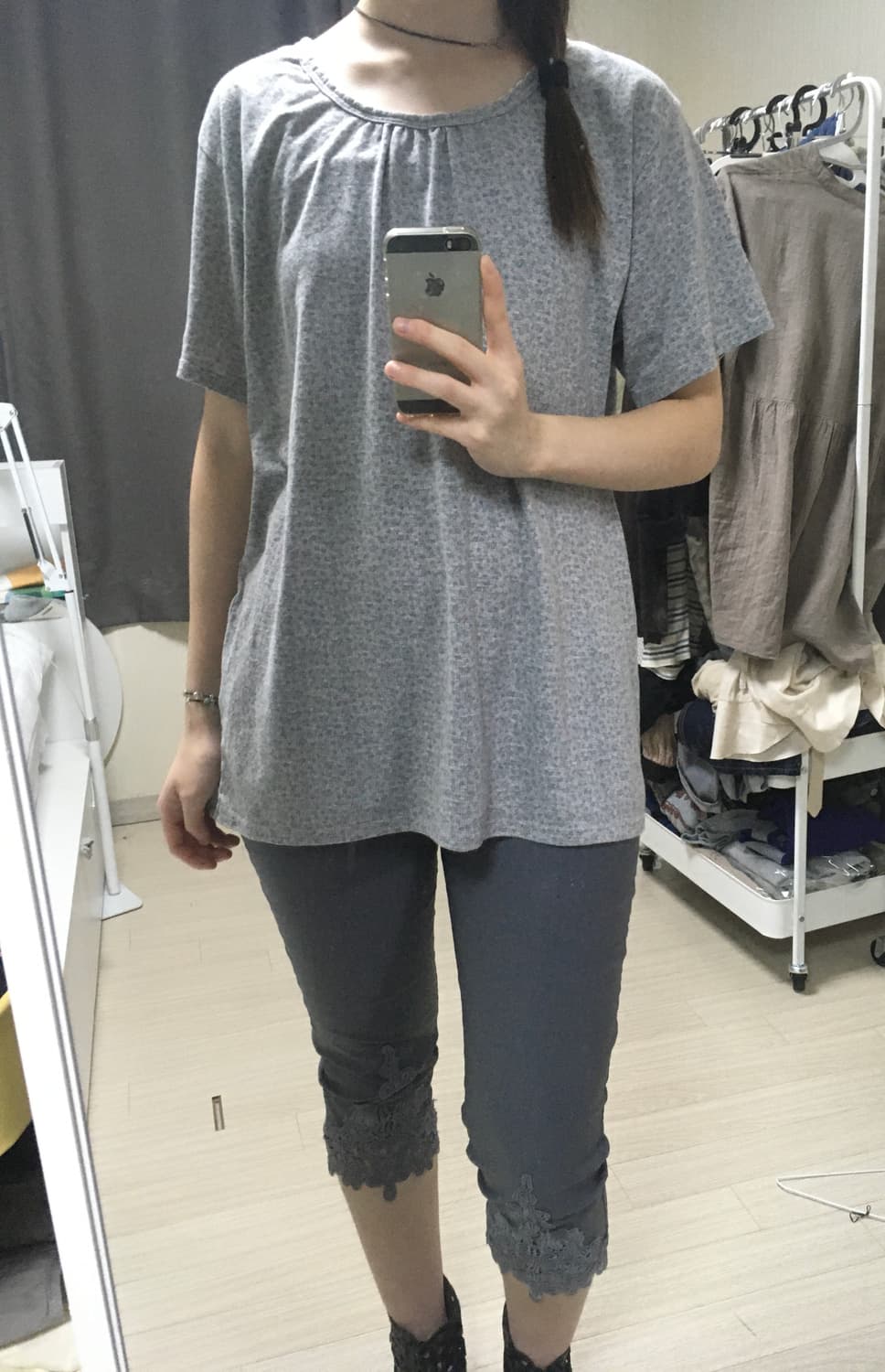 Lace Capri pants 상품이미지9