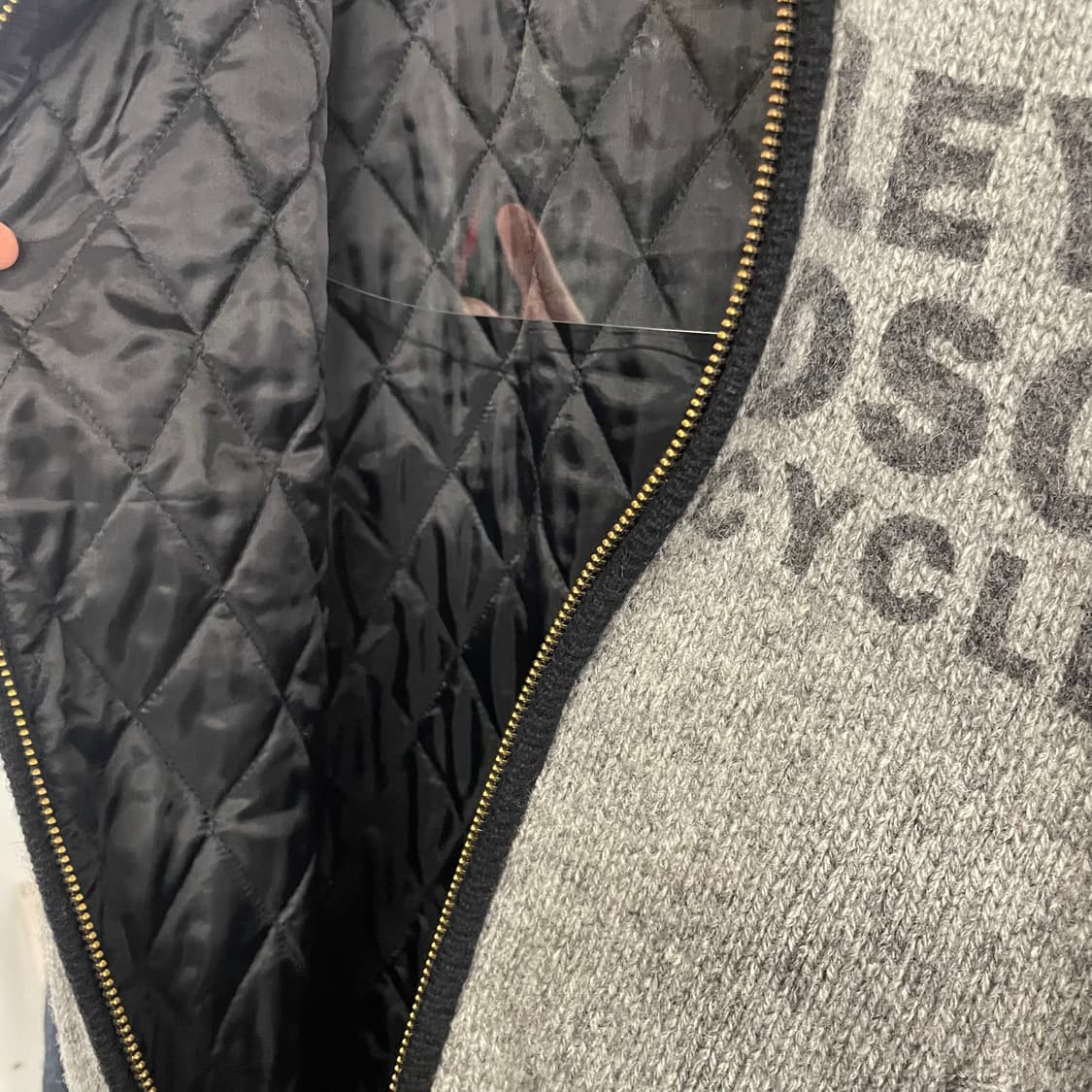 90s 할리 데이비슨 스펠아웃 울 니트점퍼 상품이미지7