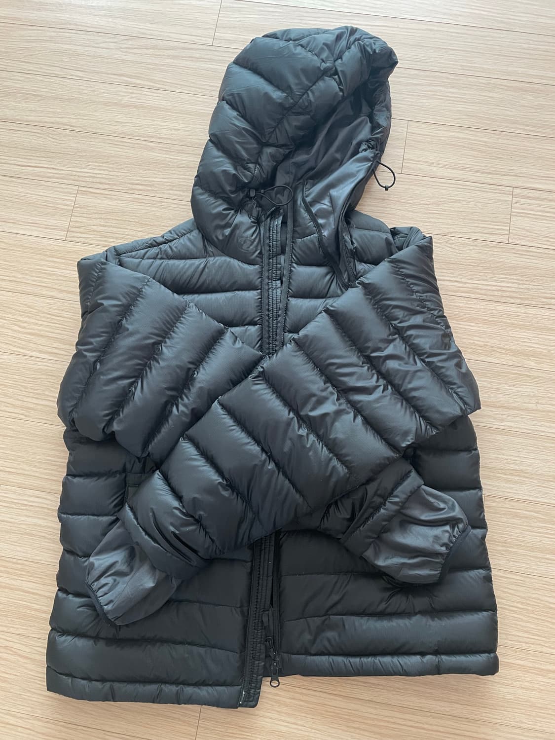 산산기어 경량패딩 서픽스 푸퍼 블랙 1사이즈 상품이미지2