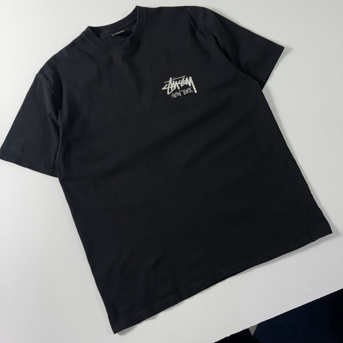 Stussy  스투시 스탁 뉴욕 블랙 반팔티셔츠 상품이미지3