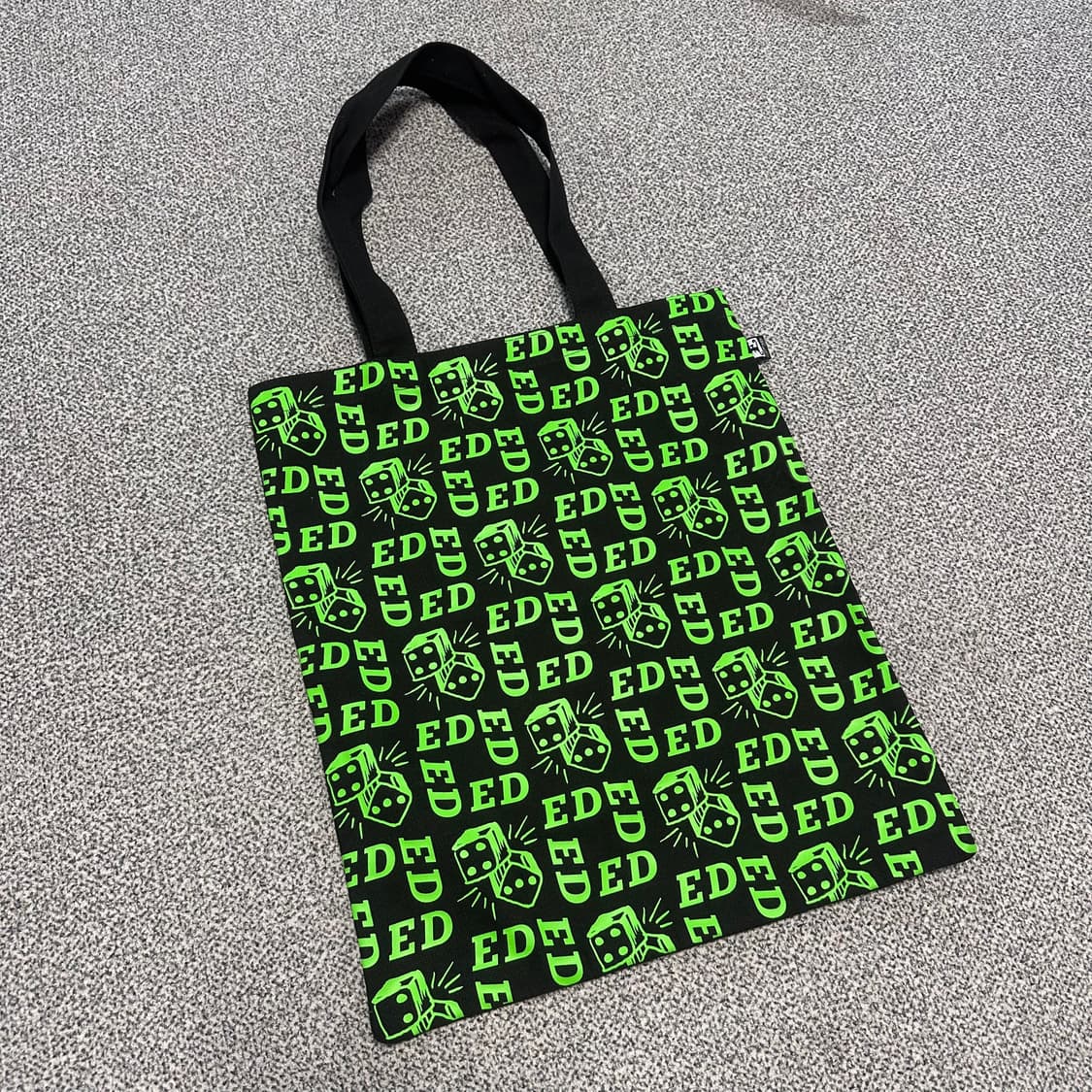 다이스 패턴 에코백 상품이미지1