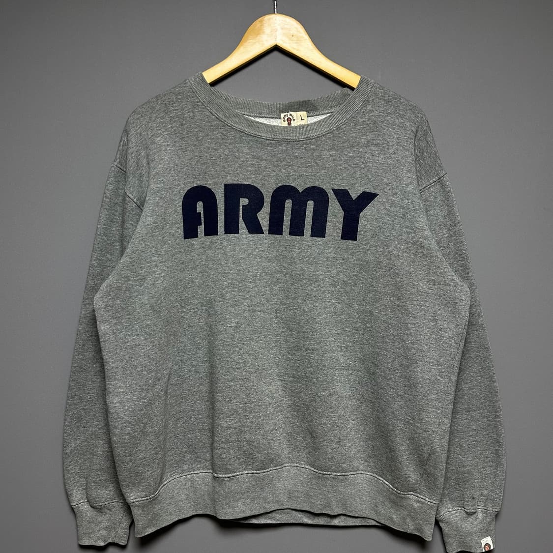 [L]베이프 베이비 마일로 아미 맨투맨 상품이미지1