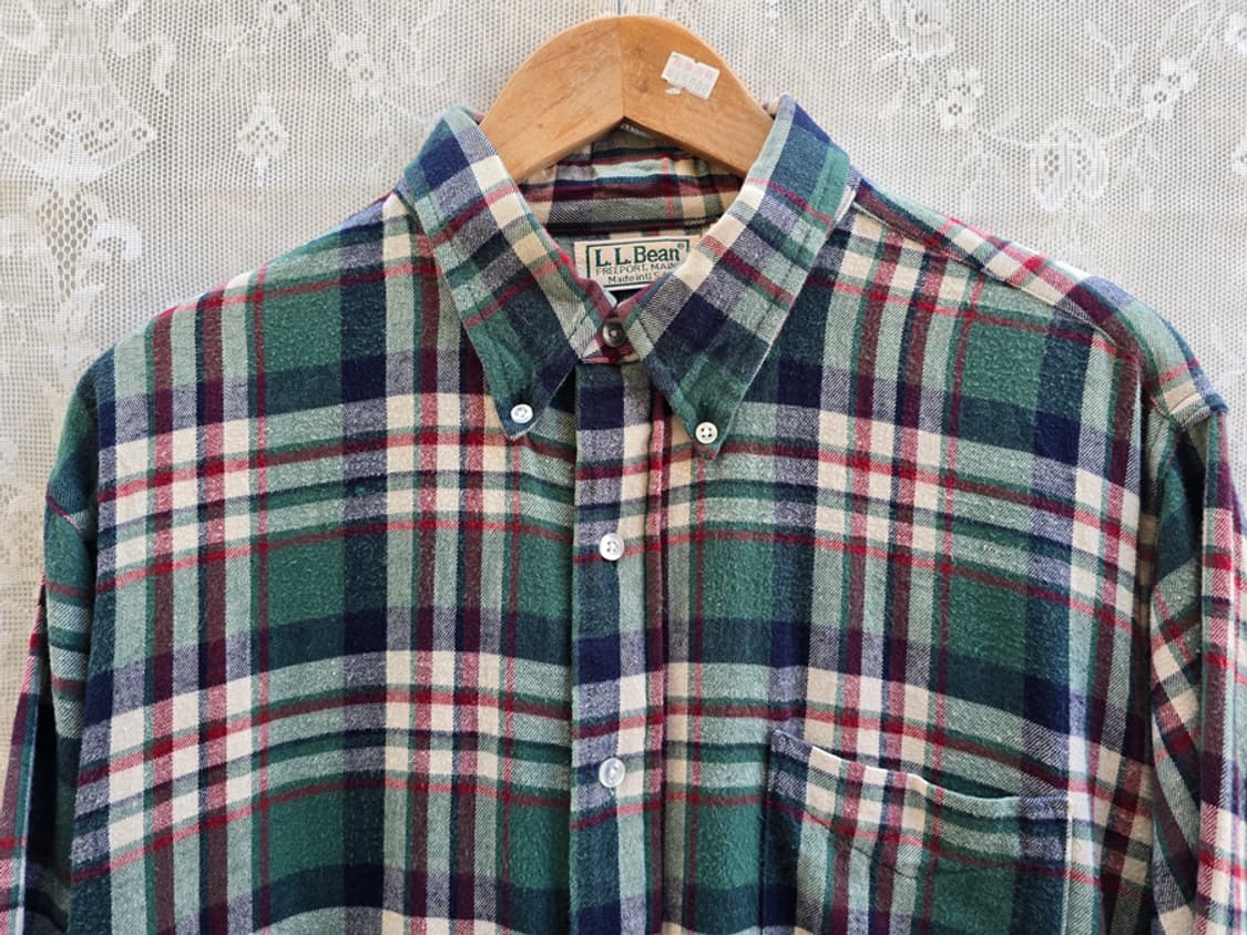 90s 엘엘빈 플란넬 셔츠 상품이미지2