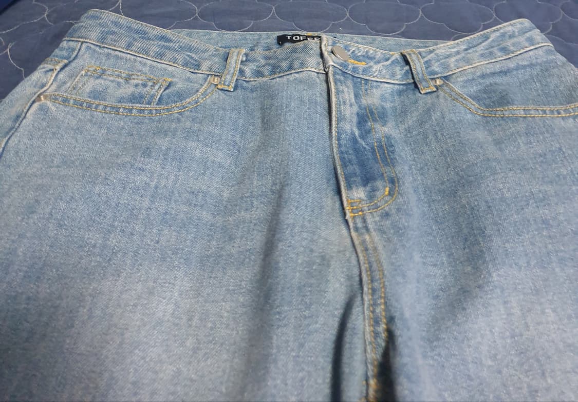 (새상품) 토피 워싱 와이드핏 데님팬츠 (XL) 상품이미지2