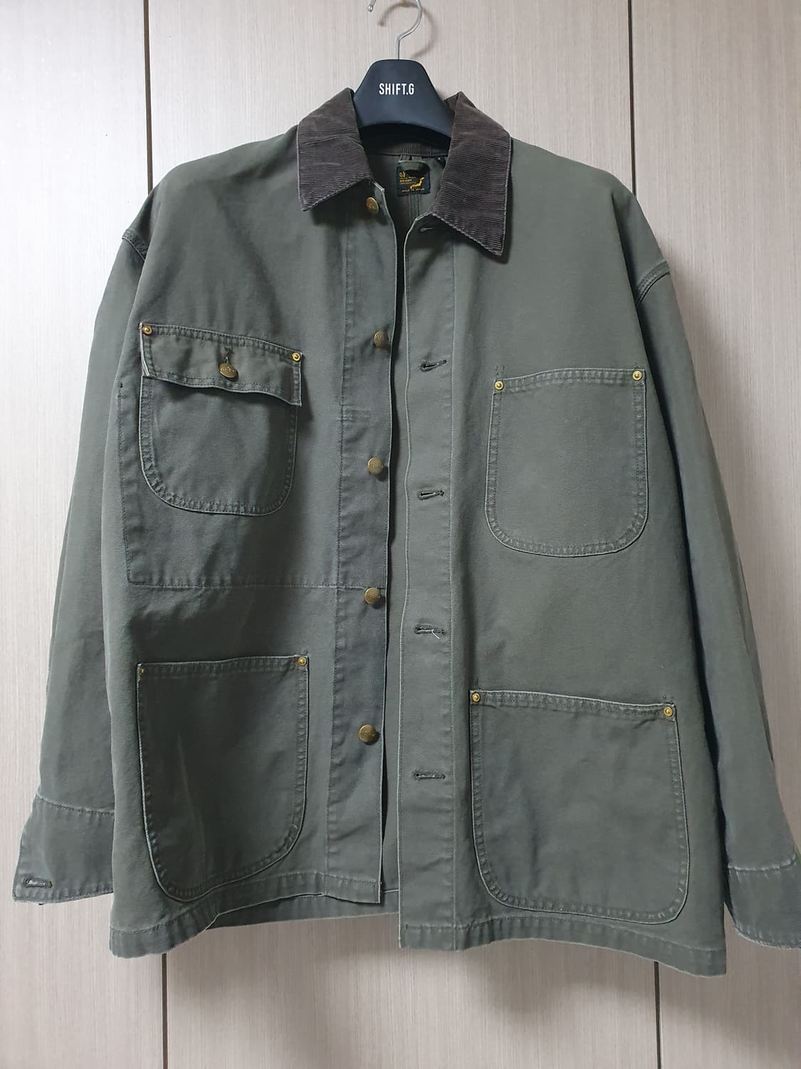 [3] 오어슬로우 릴렉스핏 커버올 그린 XL 상품이미지1