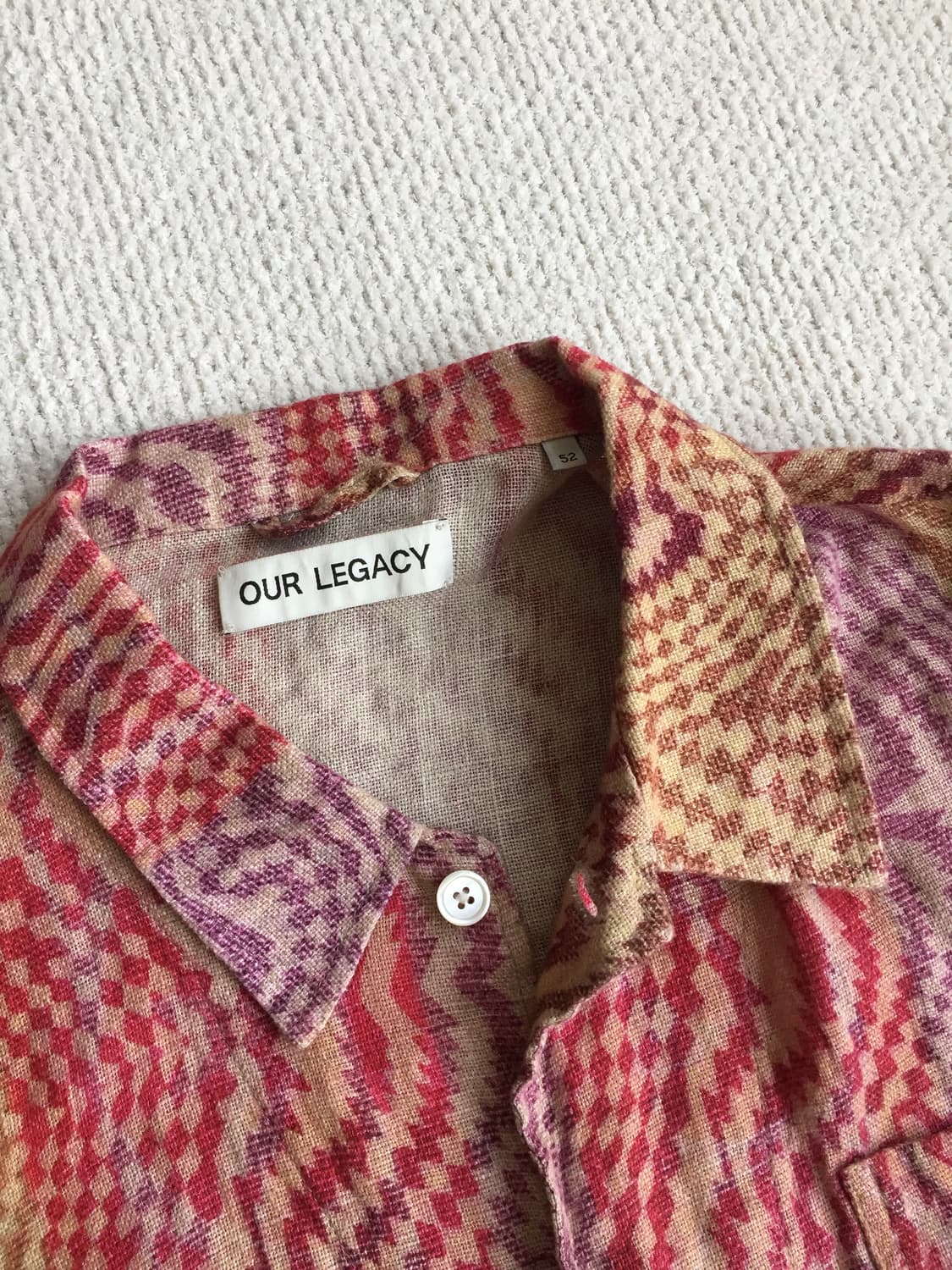 아워레가시 재즈 프린트 셔츠 상품이미지3