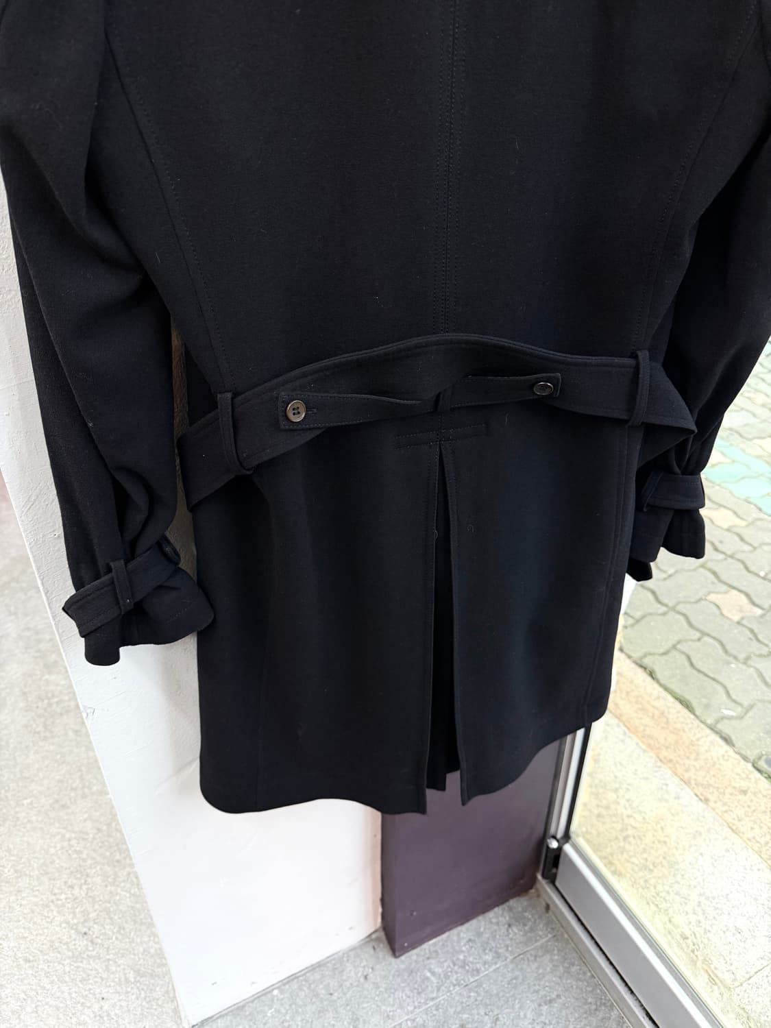 38/ 띠어리 울 벨티드 트렌치코트 자켓 상품이미지8