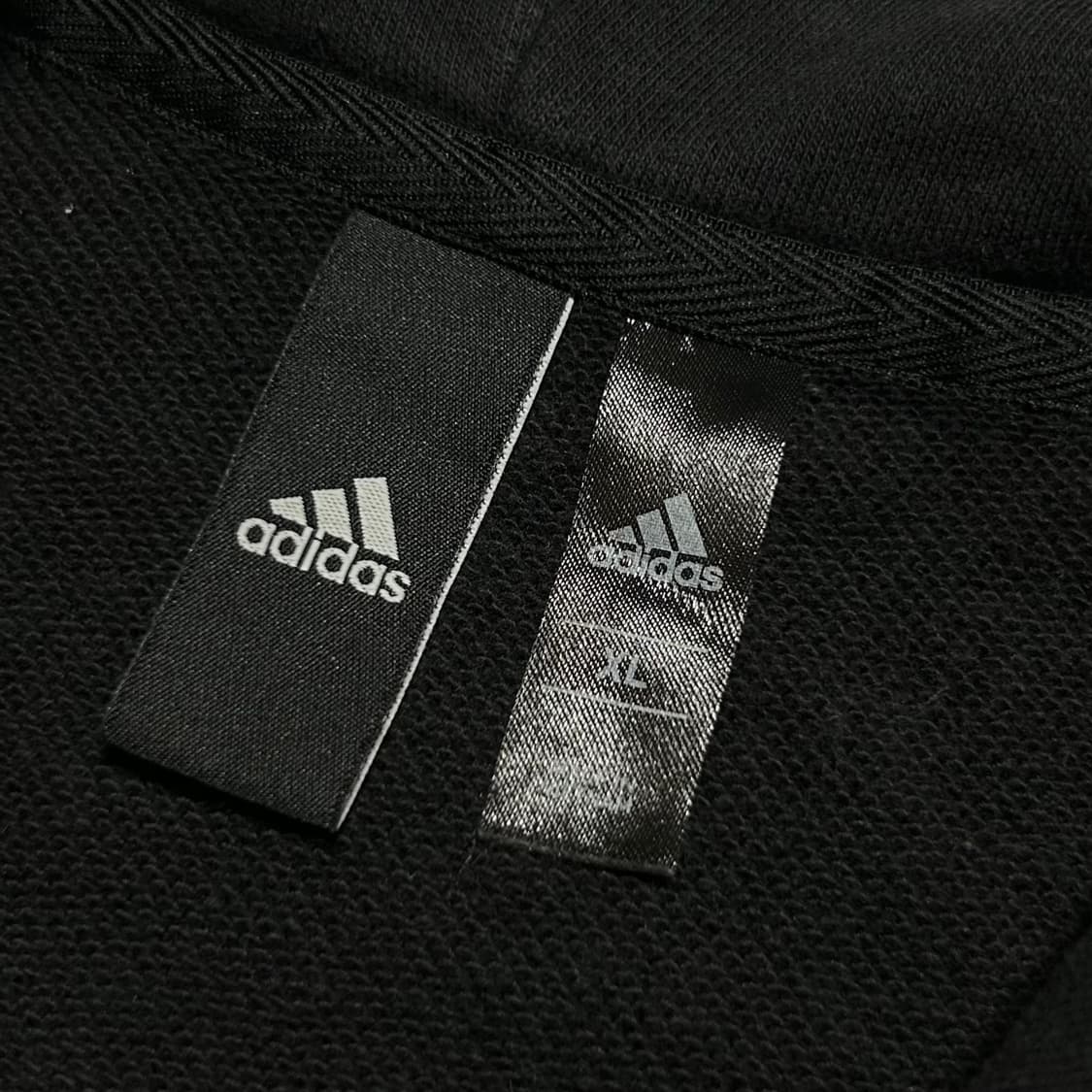 [M] adidas 아디다스 빅로고 블랙 후드티 상품이미지4