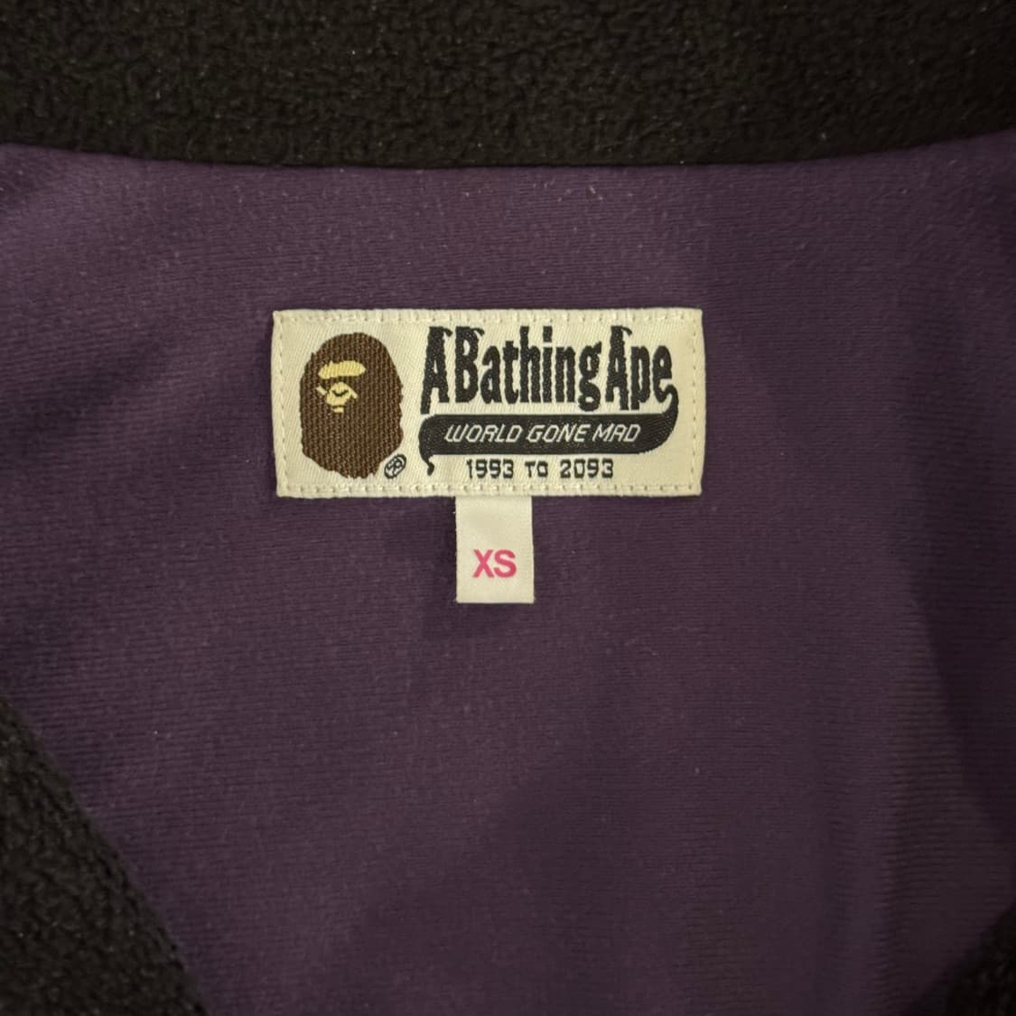 베이프 빅페이스 플리스 자켓 XS 상품이미지4