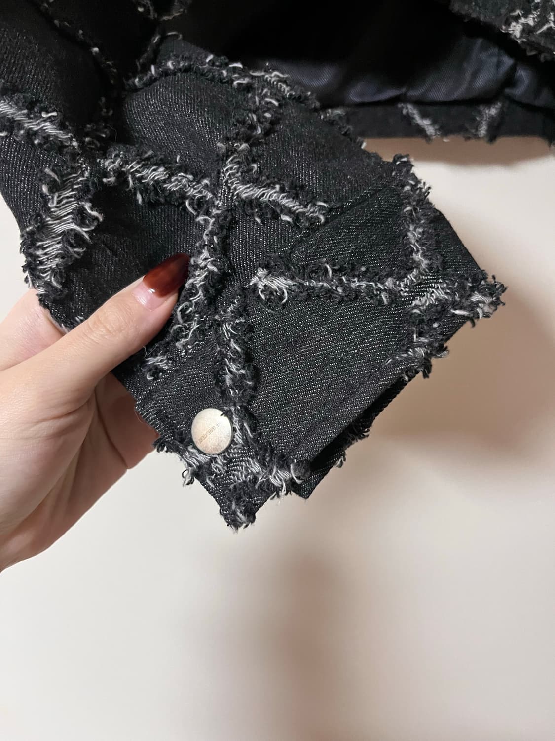 The Greatest 블랙 데님 데미지 자켓 상품이미지5