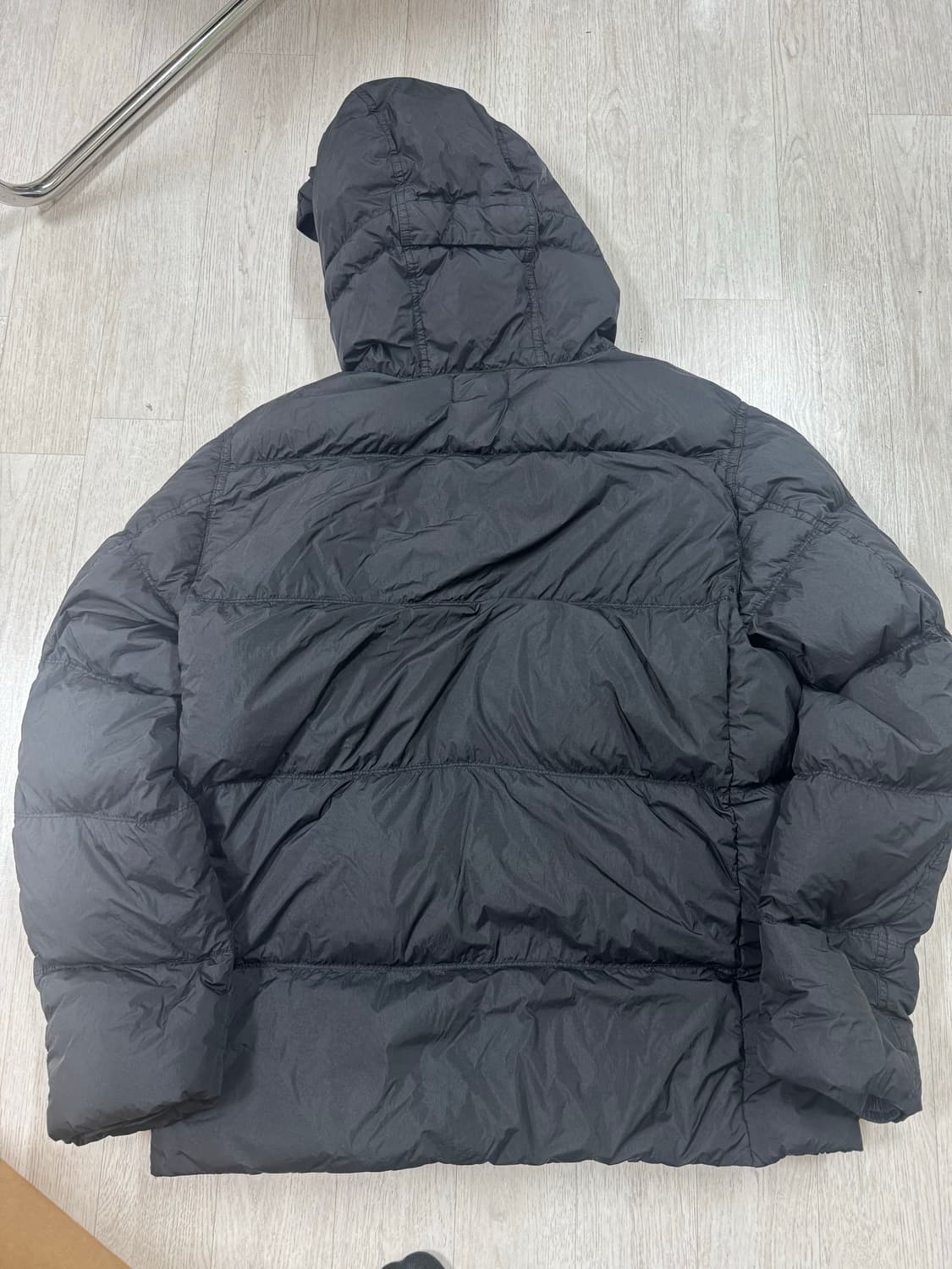 (L)스톤아일랜드 40723 크링클랩스 후드 블랙 -24FW 상품이미지2