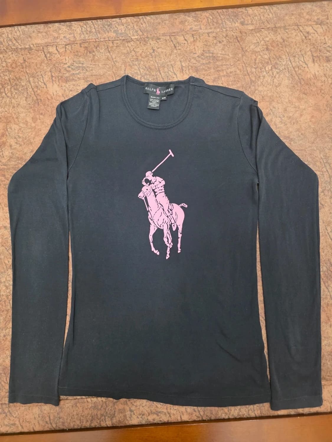 폴로랄프로렌 핑크 빅포니 긴팔티 롱슬리브 S 상품이미지1