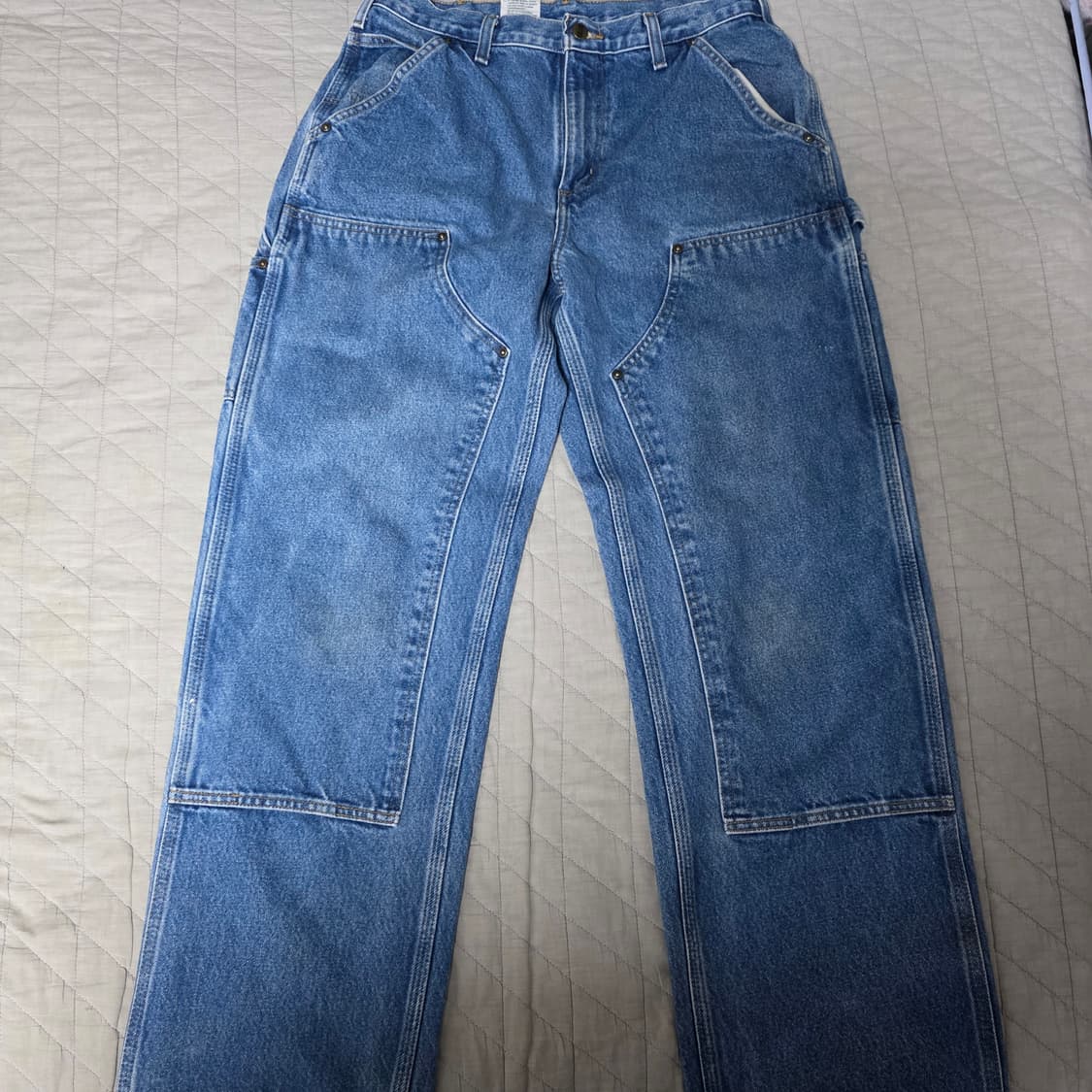 [32X32] 빈티지 칼하트 더블니 B73 DST 굿컨디션 데님 B-9 상품이미지1