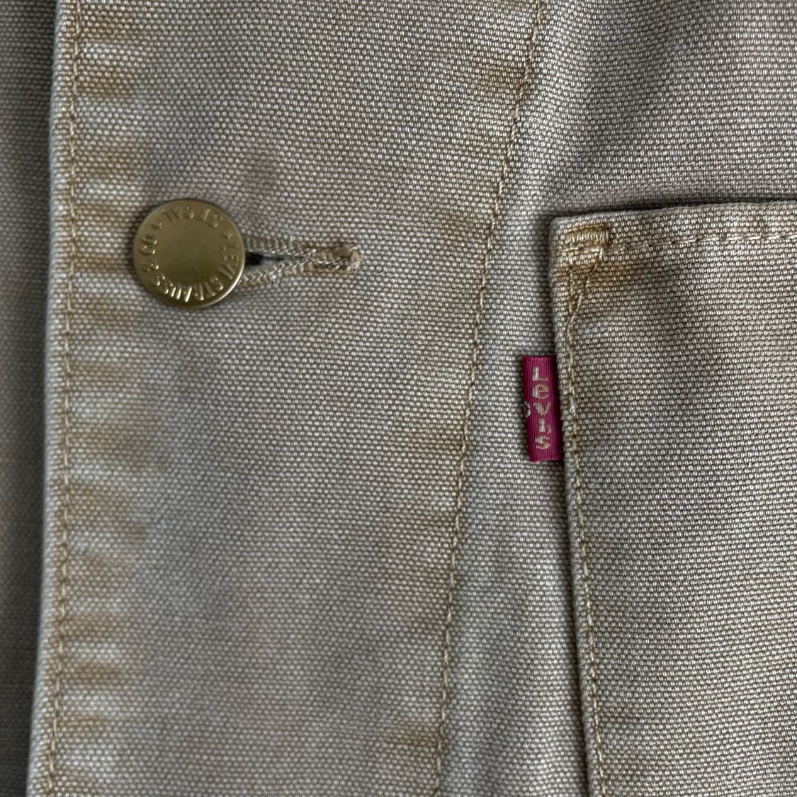 Levis  리바이스 레드탭 베이지 초어 워크자켓 상품이미지4