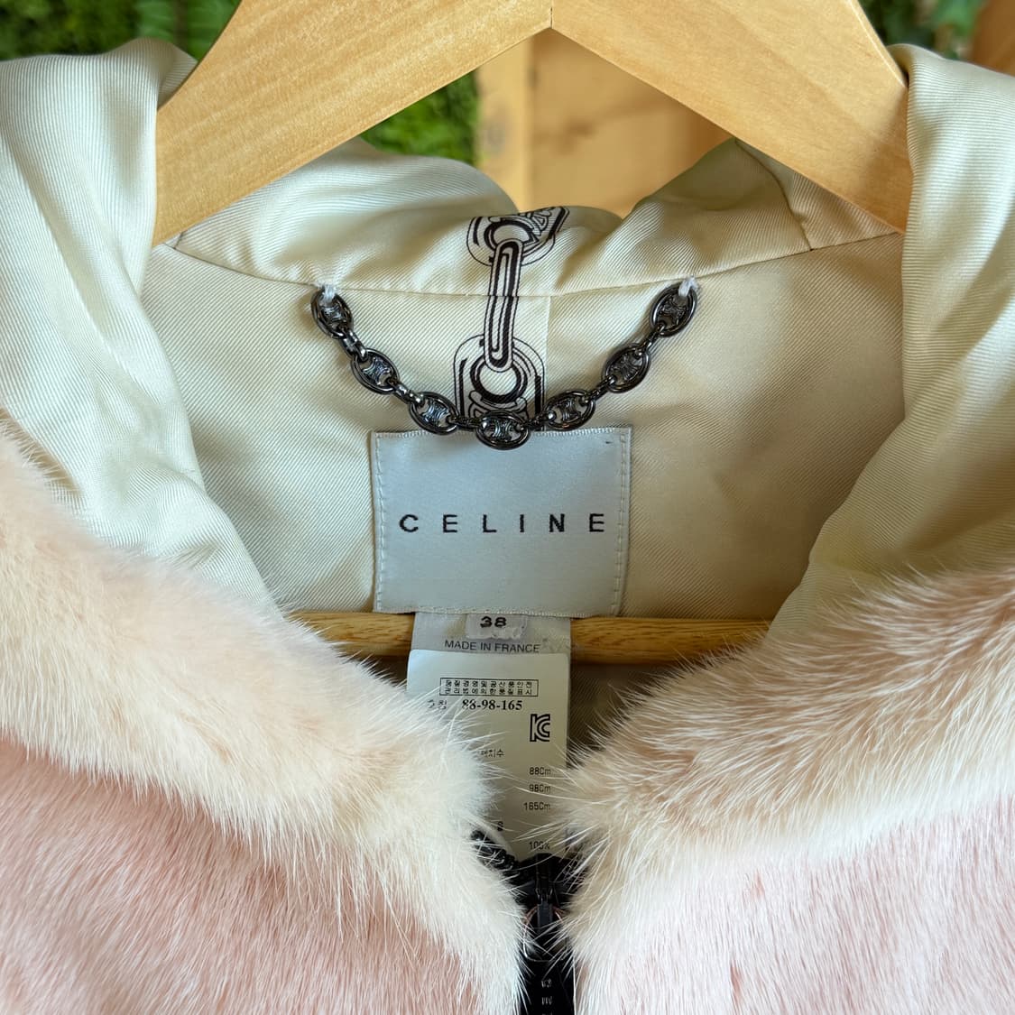 CELINE 핑크 퍼 베스트 밍크 상품이미지3