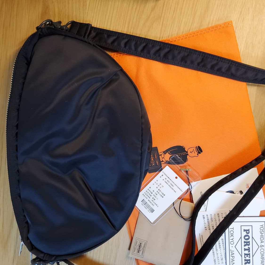 요시다포터 탱커 숄더백 반달백 블랙 622-76991 상품이미지5