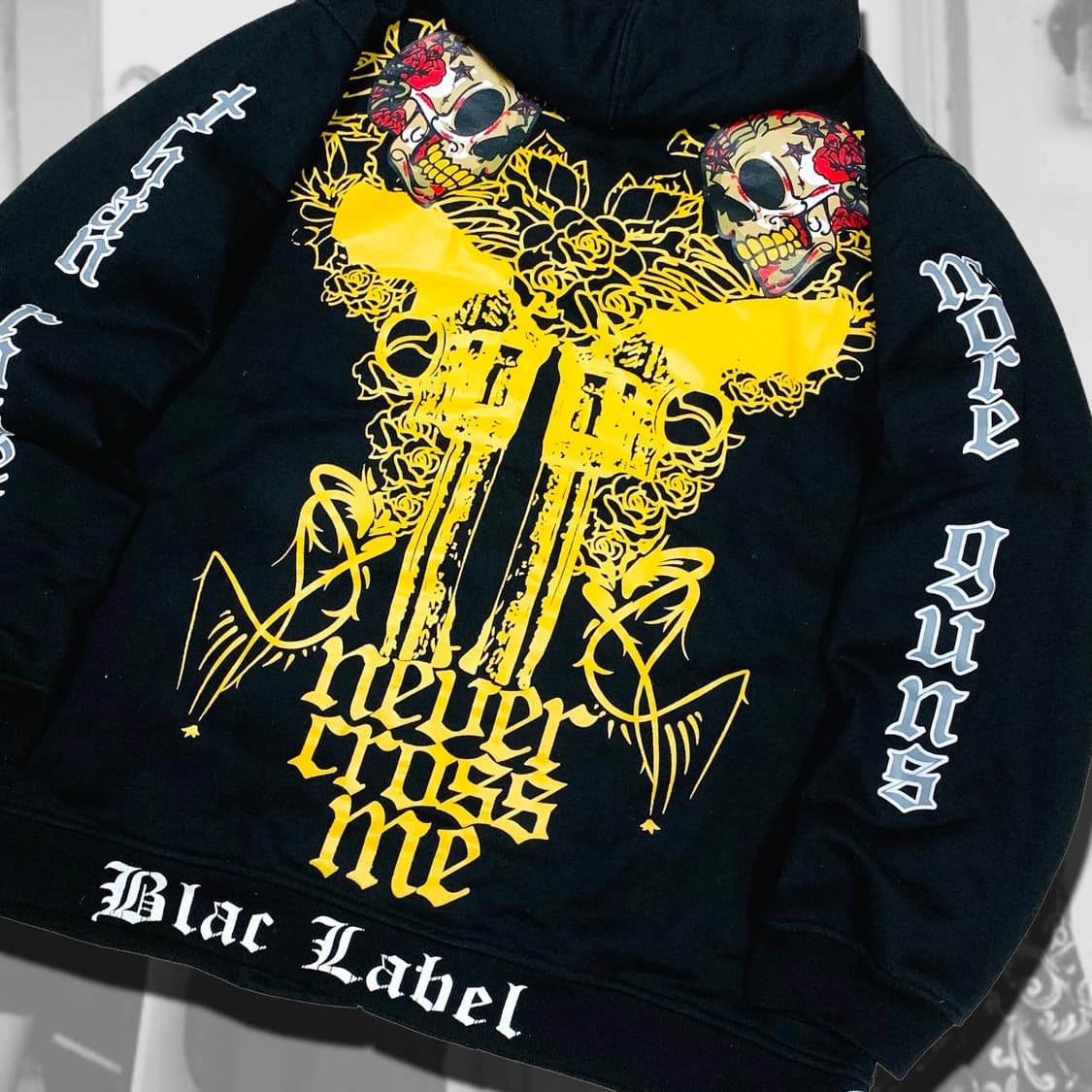 Blac label 스트릿 힙합 후드집업 상품이미지6