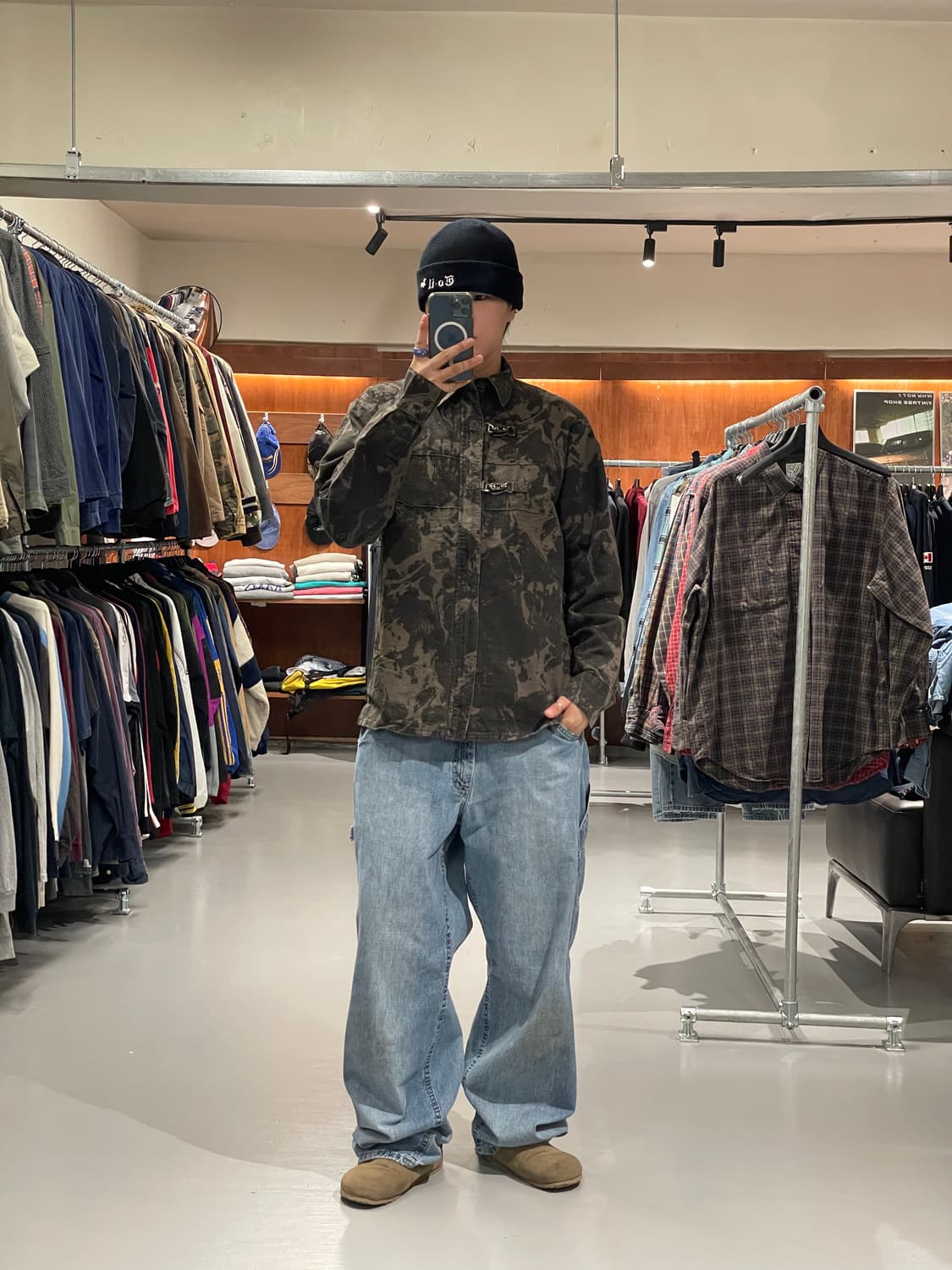 빈티지 버클 셔츠 상품이미지4