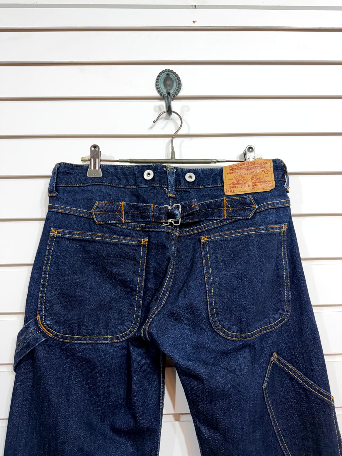 BEAMS BOY 로우라이즈 셀비지 데님 (28) 상품이미지7