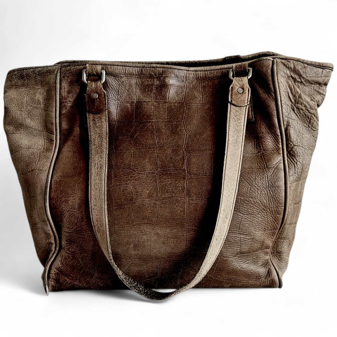 아니아리 aniary 앤틱 레더 크로크 형압 토트백 포터 재패니즈 상품이미지3