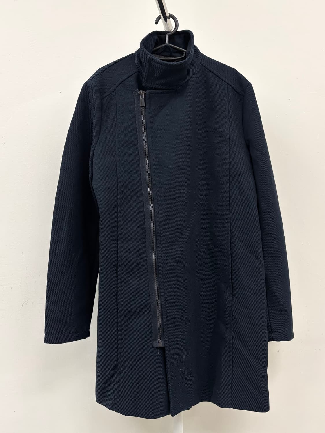 빈티지 네이비 하이넥 자켓 코트 상품이미지6