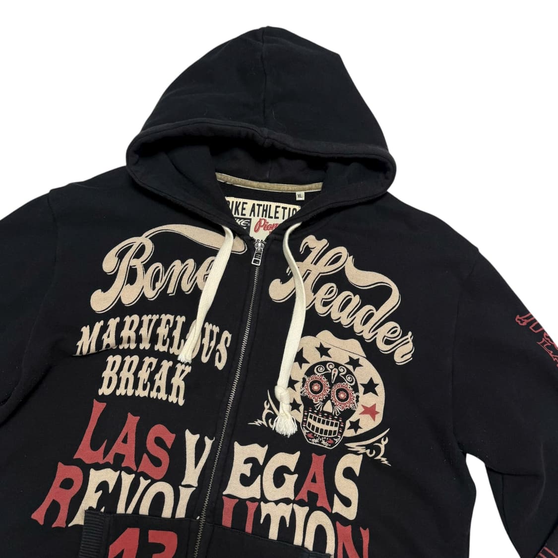 JPN Bike Athletic 펑크 웨스턴 그래픽 후드집업 상품이미지4