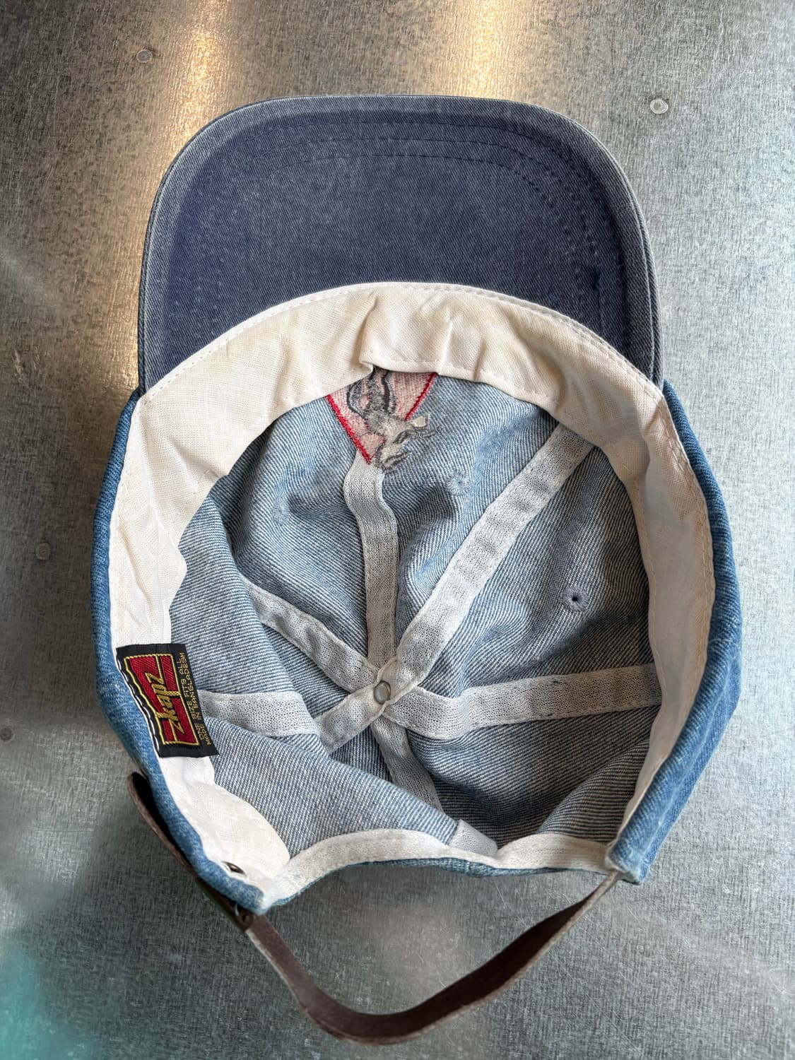 머스탱 자수 데님 빈티지 캡 상품이미지4