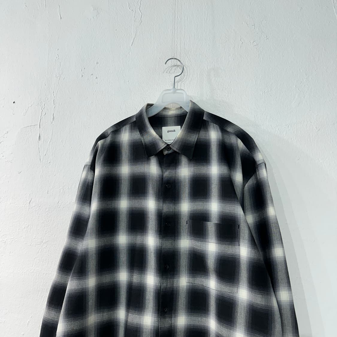 gobak 고낙 옴브레 체크셔츠 1 상품이미지2