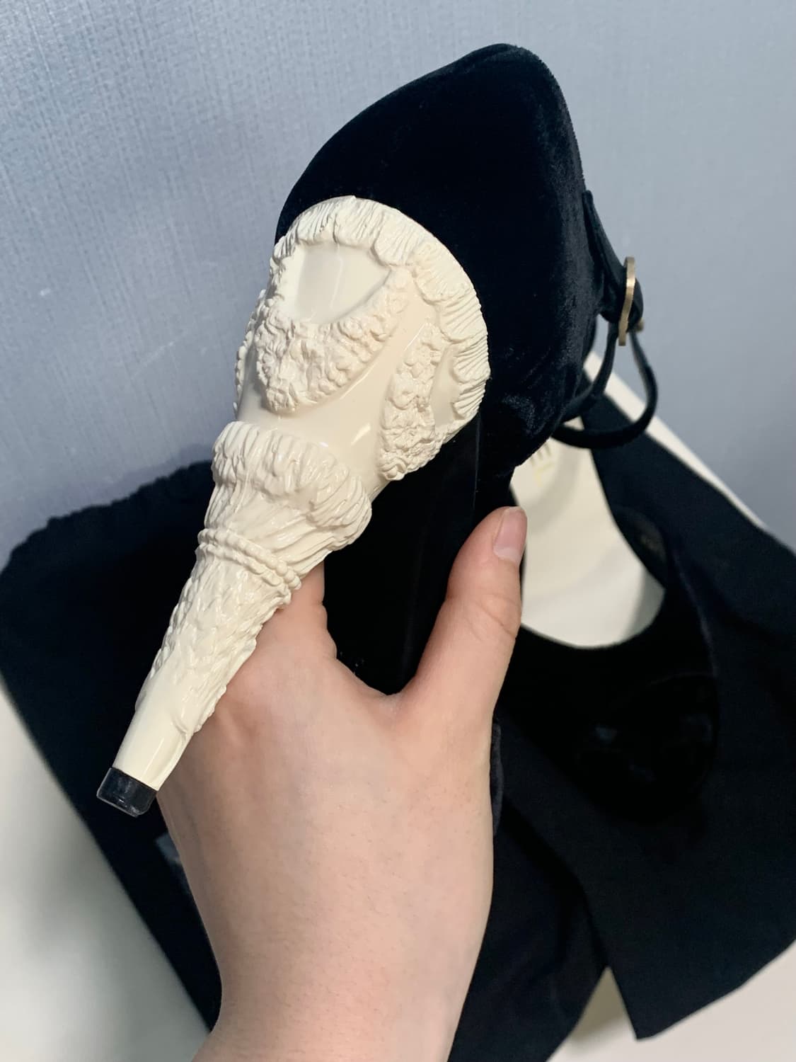 (런웨이 피스) 샤넬 웨딩케이크 메리제인 힐 상품이미지6