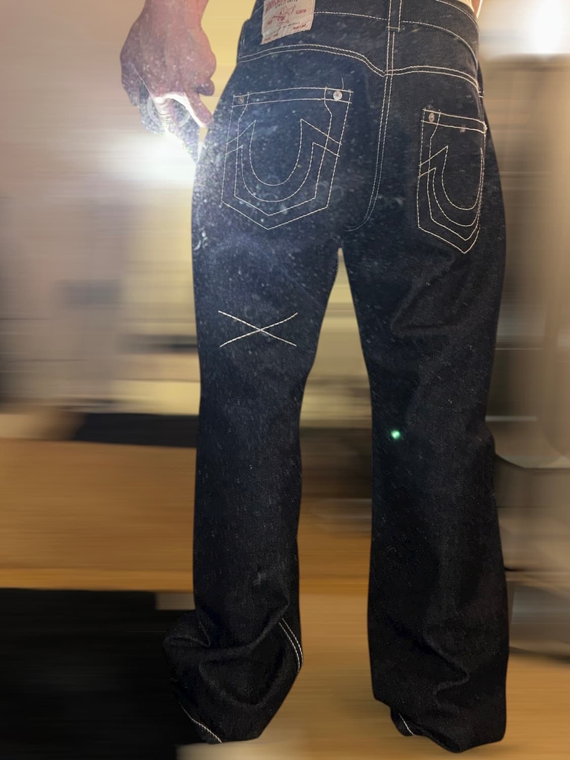 트루릴리젼 세이프티 생지 데님 팬츠 인디고 상품이미지1