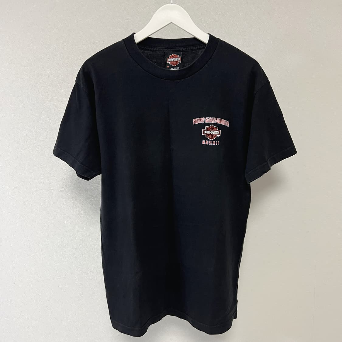할리데이비슨 하와이 플레임 맨 모터사이클 티셔츠 상품이미지2