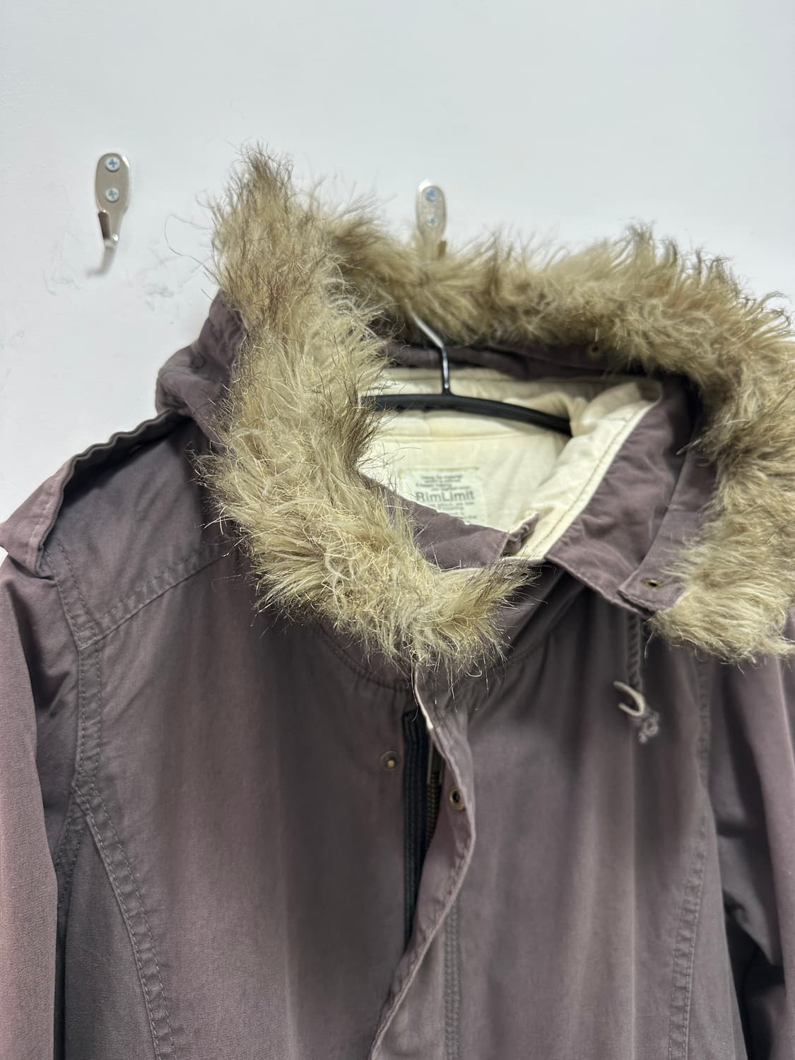 Grunge fur padded jacket 상품이미지6