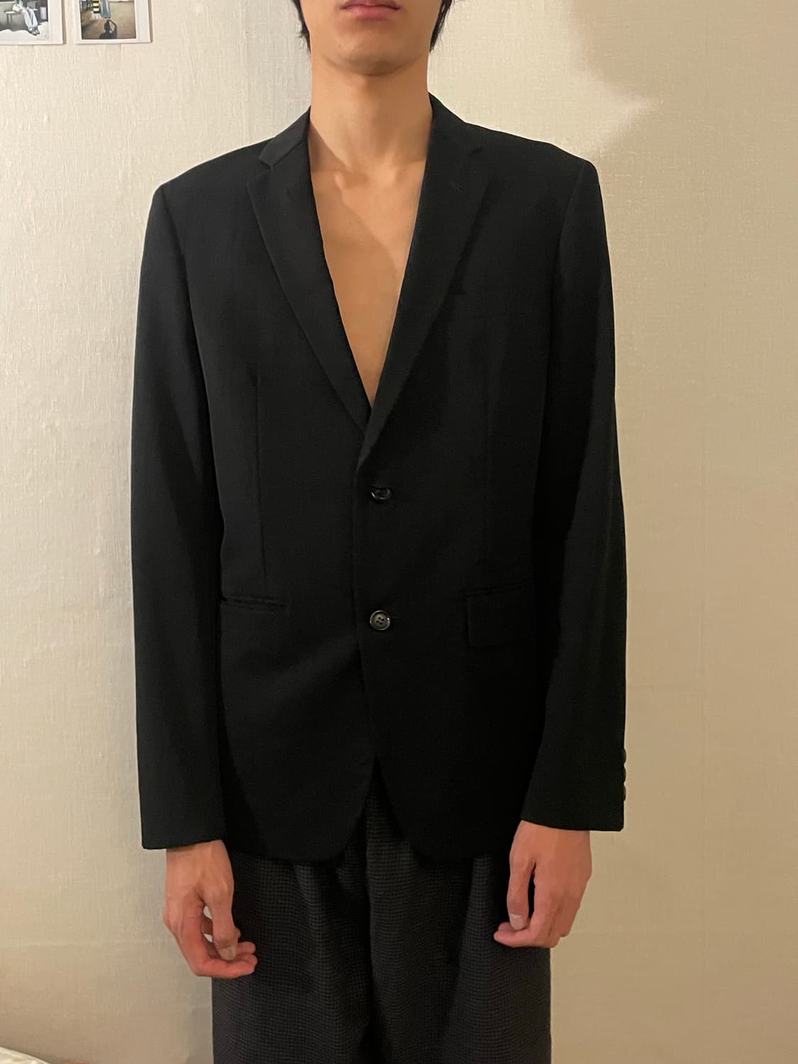 꼼데 가르송 블랙 블레이저입니다. 상품이미지3