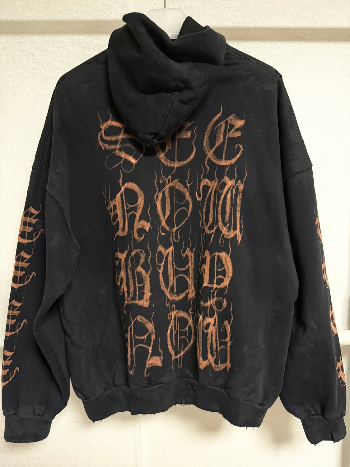 발렌시아가 헤비 메탈 후드티  상품이미지1