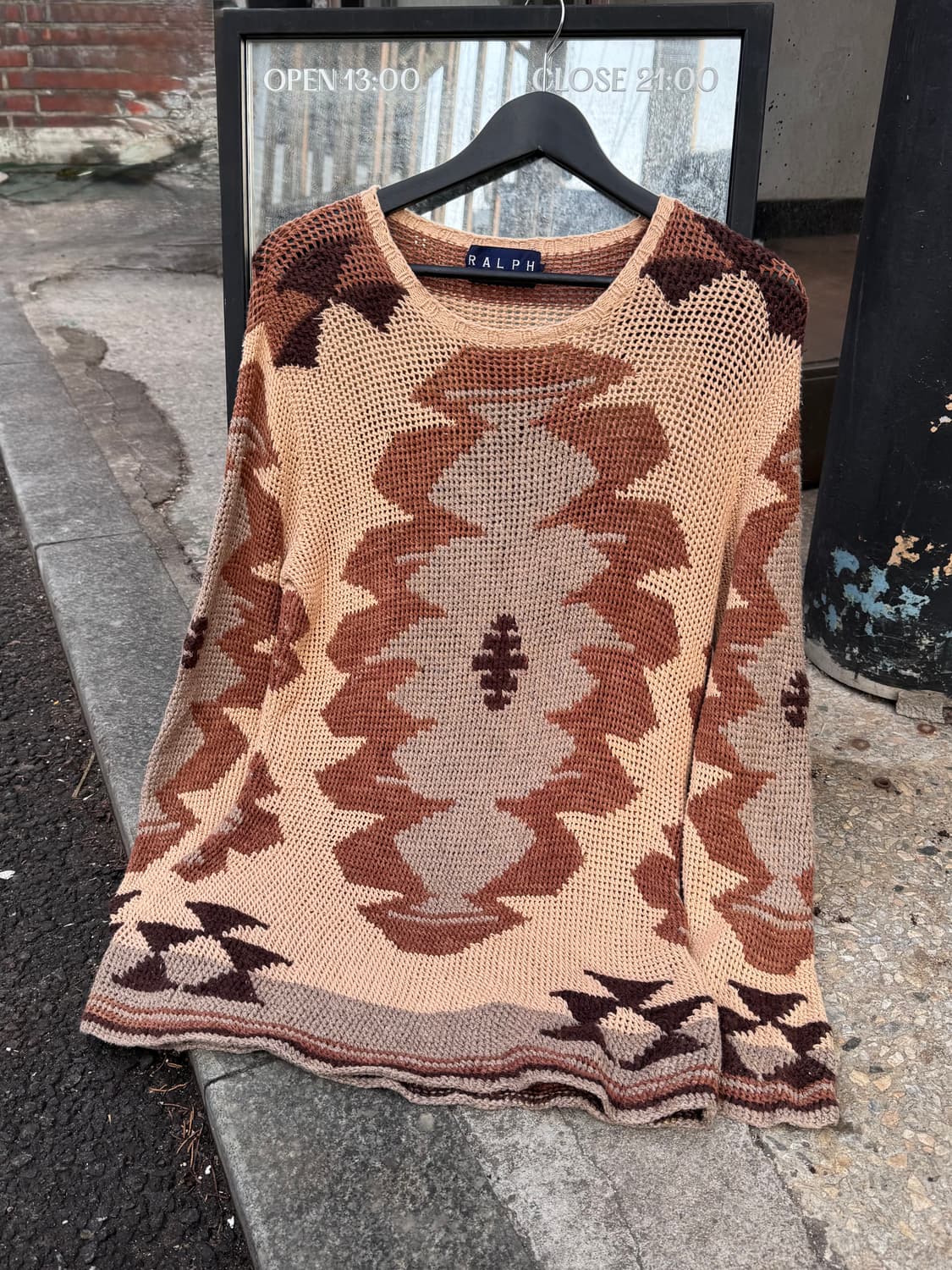 90s 랄프로렌 에스닉 사우스웨스트 패턴 니트 상품이미지1