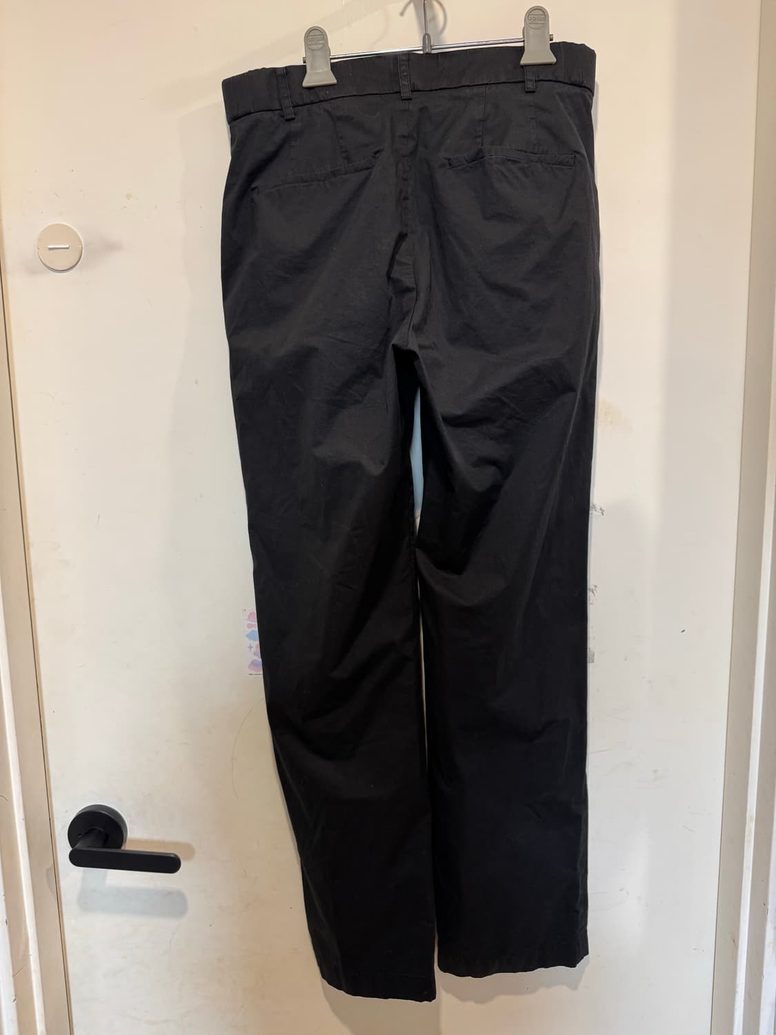 umer 유메르 블랙 코튼 팬츠 상품이미지6