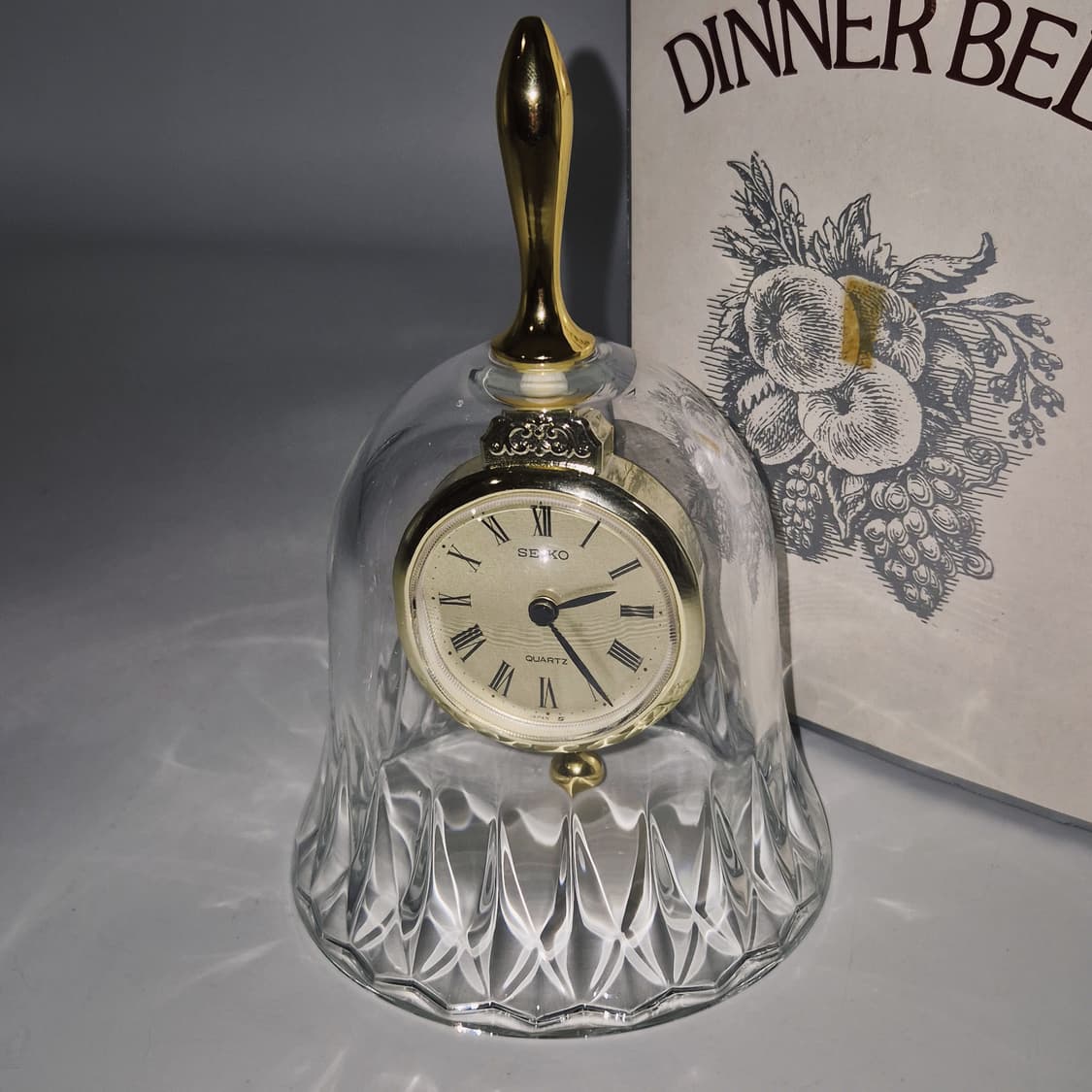 80s 세이코 크리스탈 디너 벨 탁상 시계 상품이미지8