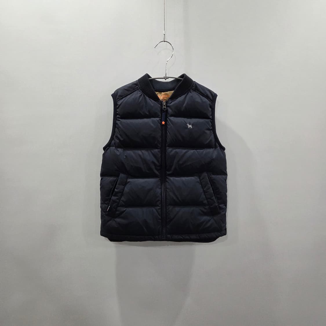 블루독 키즈 덕다운 조끼패딩 네이비 120/7Y 상품이미지1