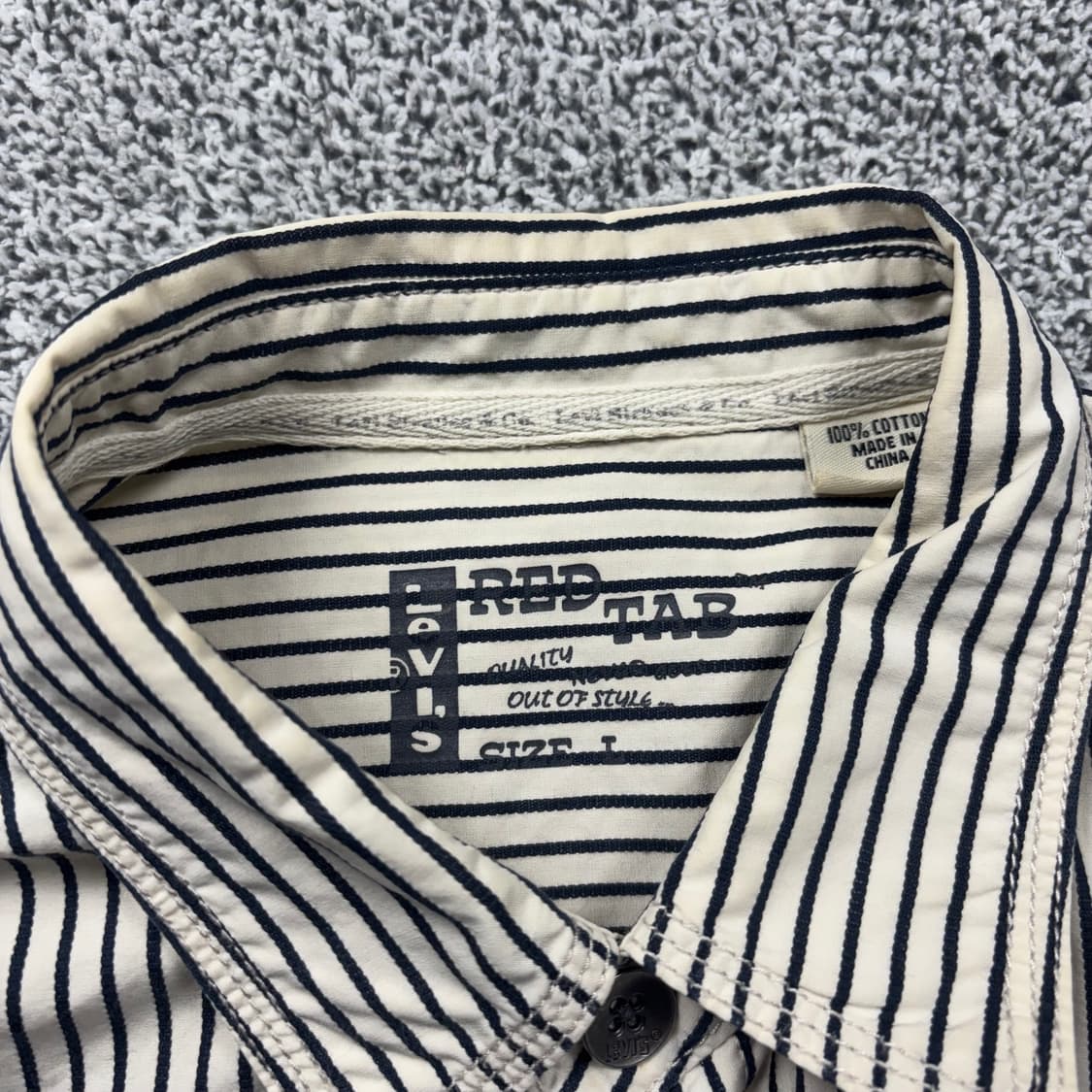 리바이스 레드탭 마린 히코리 셔츠 상품이미지7