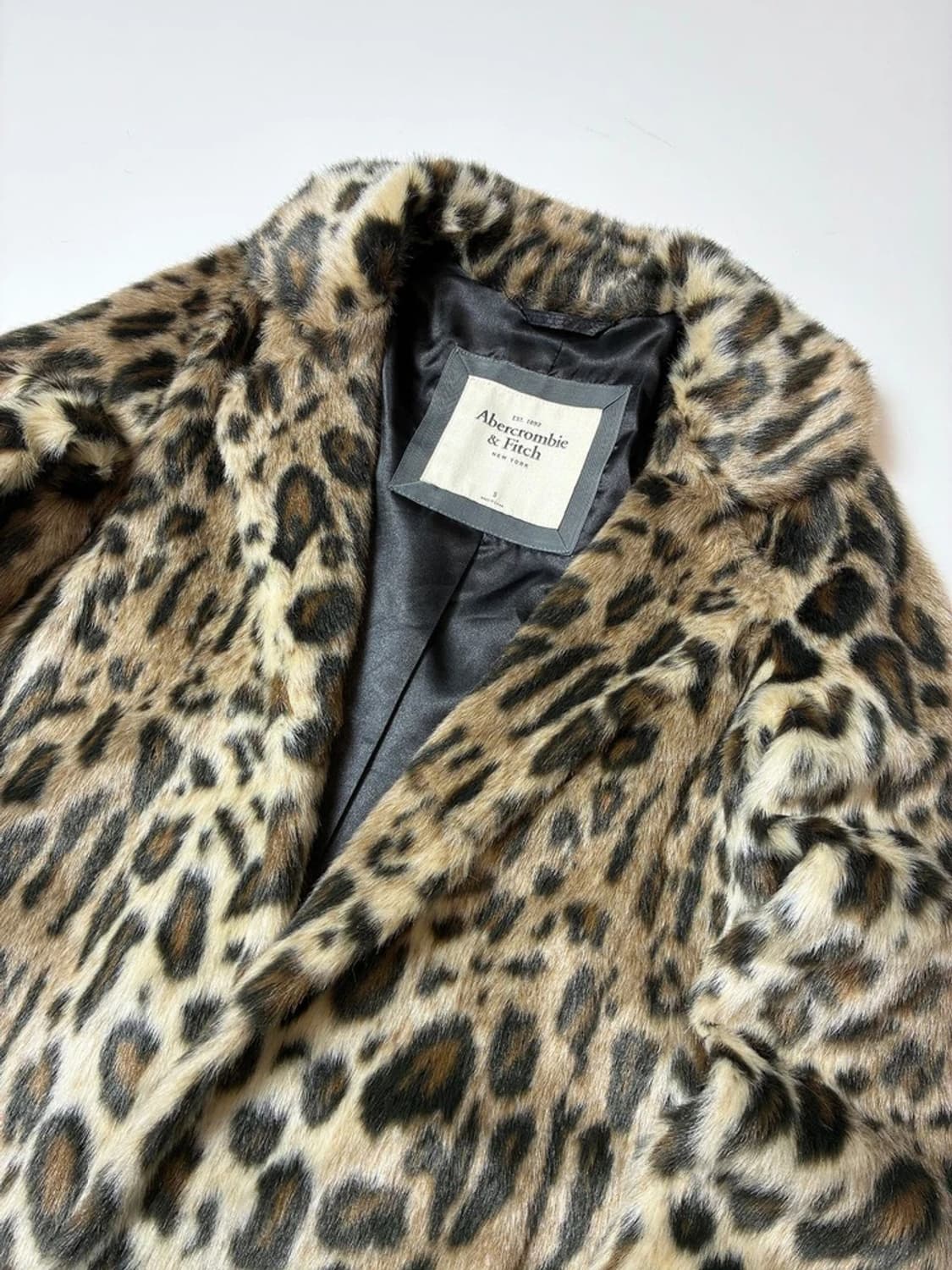 아베크롬비 00's Y2K 긱시크 레오파드 퍼 자켓 PN8207 상품이미지2