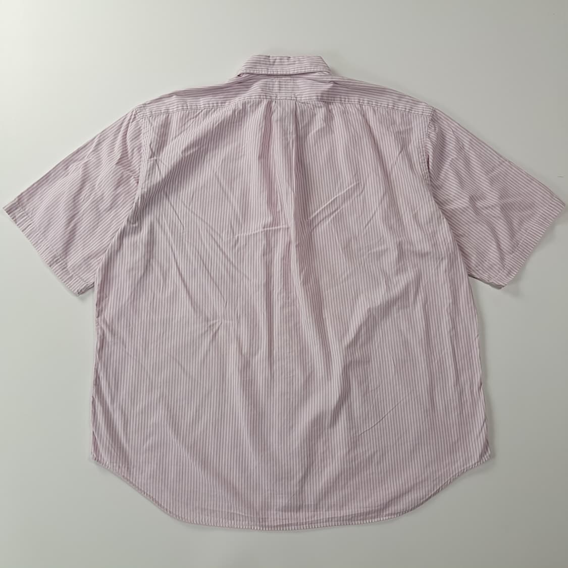 CK928 XL 폴로 90s 빅셔츠 베이비핑크 반팔 셔츠 남방 상품이미지6
