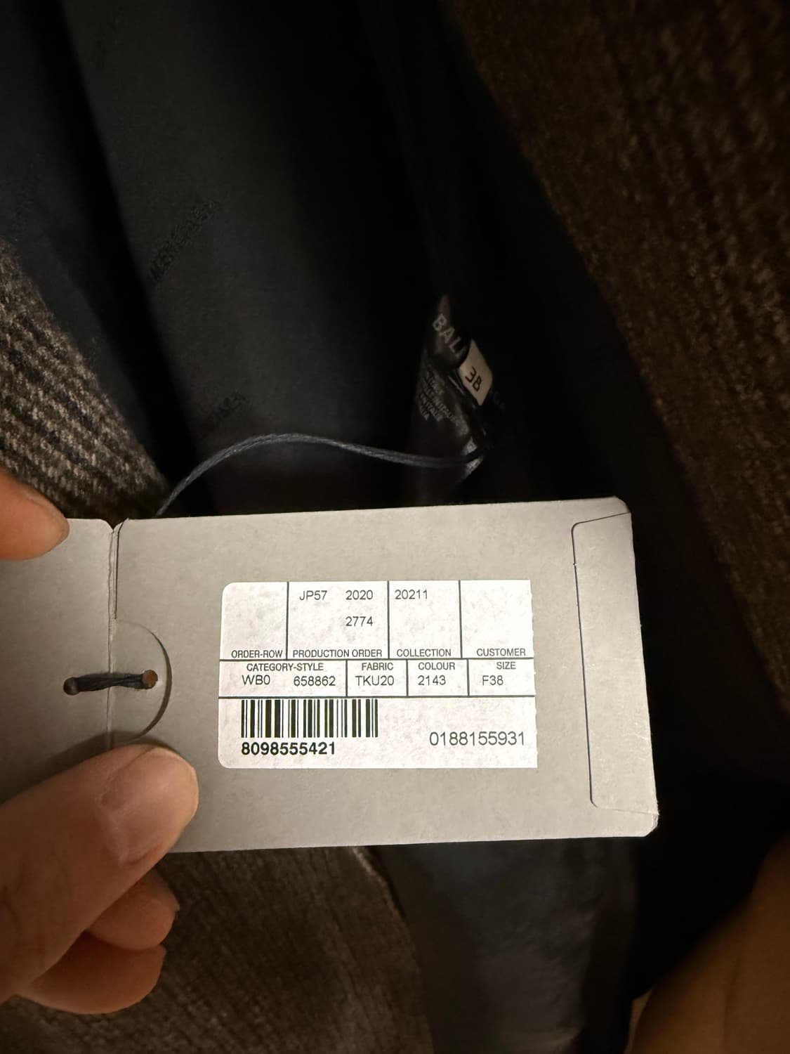 발렌시아가 오버사이즈 디스트레스드 코트 38 상품이미지7