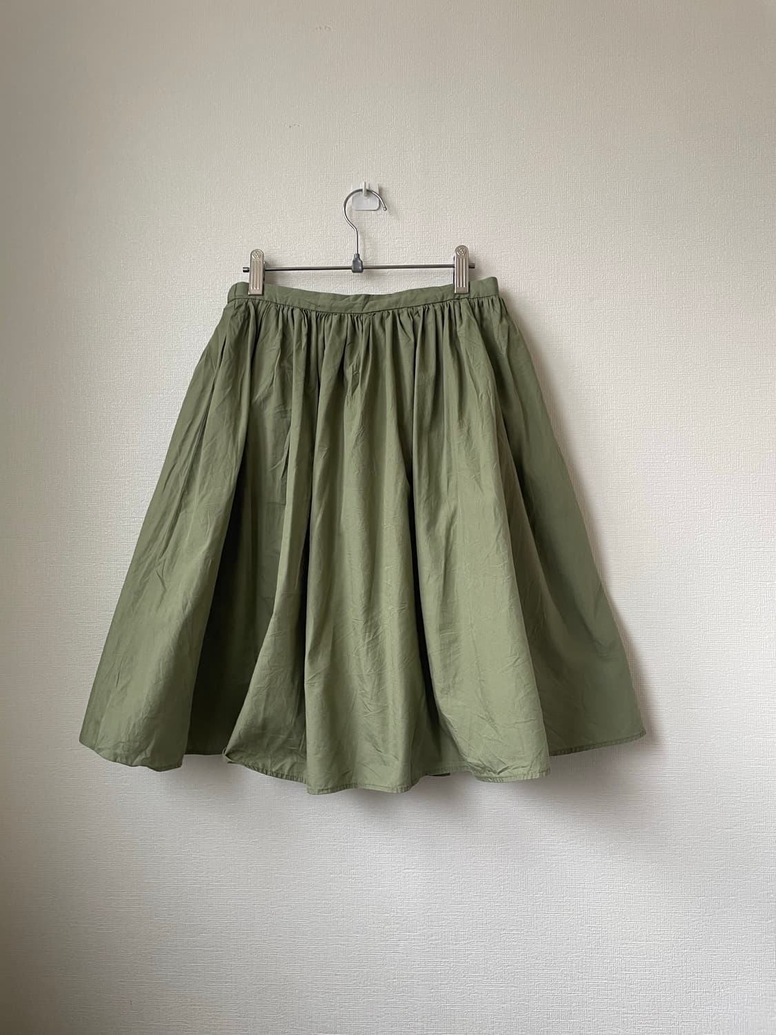 khaki pleats cotton skirt&top 상품이미지6