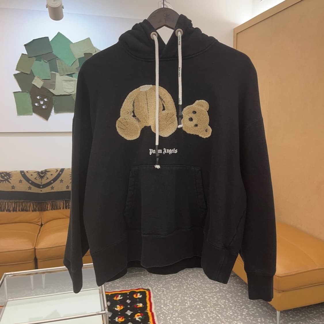 팜엔젤스 희귀 유니크 베어 로고 후드티 S C06689 상품이미지3